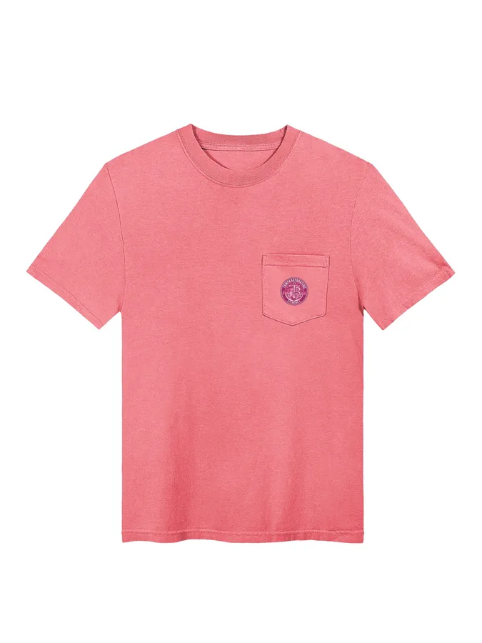Logo Pocket Tee — Breast Cancer Awareness — Tampa Bay Boating