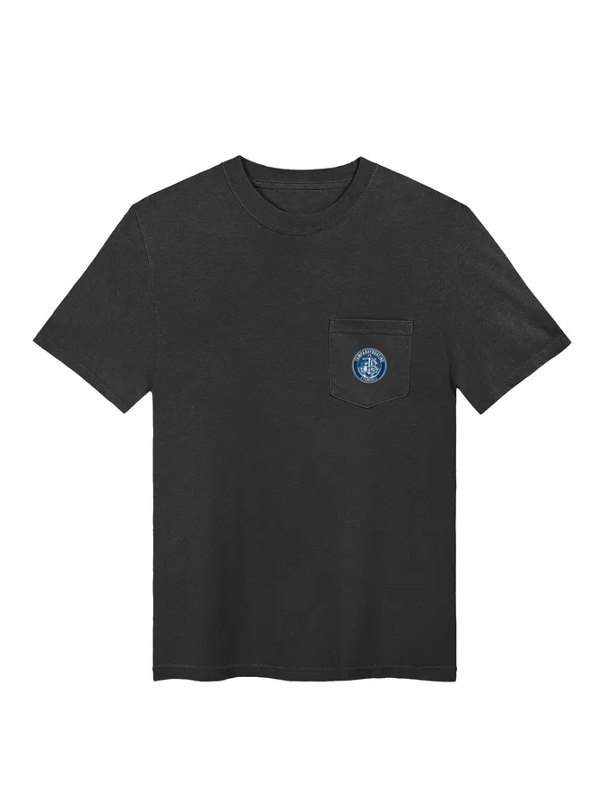 Logo Pocket Tee — Blue & White — Tampa Bay Boating