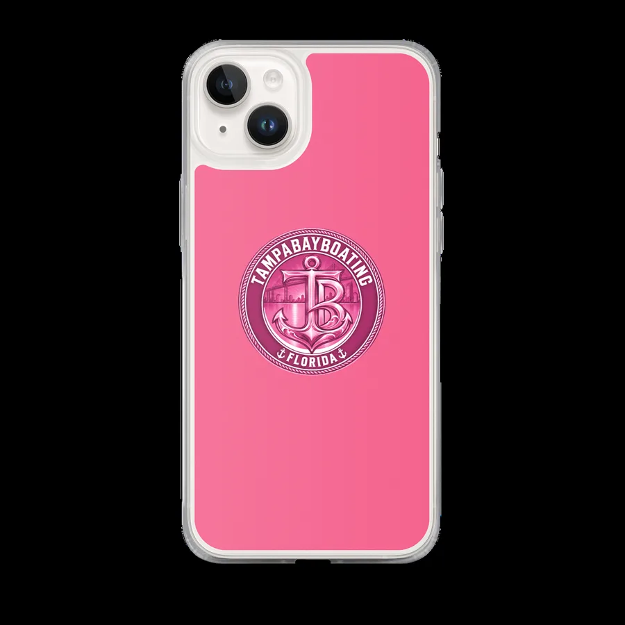 Logo iPhone MagSafe Case — Pink — Tampa Bay Boating