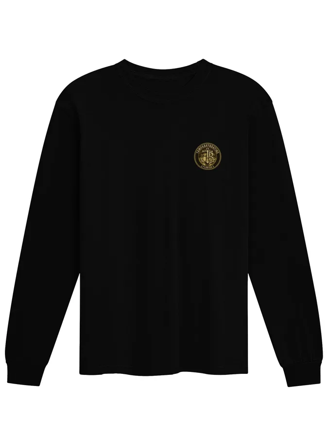 Logo Long-Sleeve Tee — Black & Gold — Tampa Bay Boating