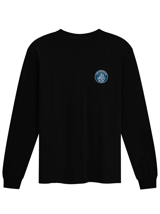 Logo Long-Sleeve Tee — Blue & White — Tampa Bay Boating