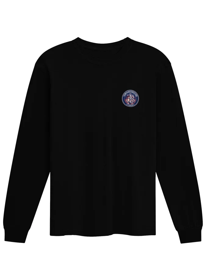 Logo Long-Sleeve Tee — Red & Blue — Tampa Bay Boating